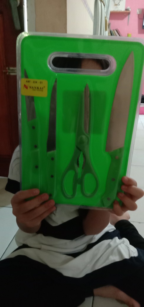 Pisau Set Dapur Plus Talenan