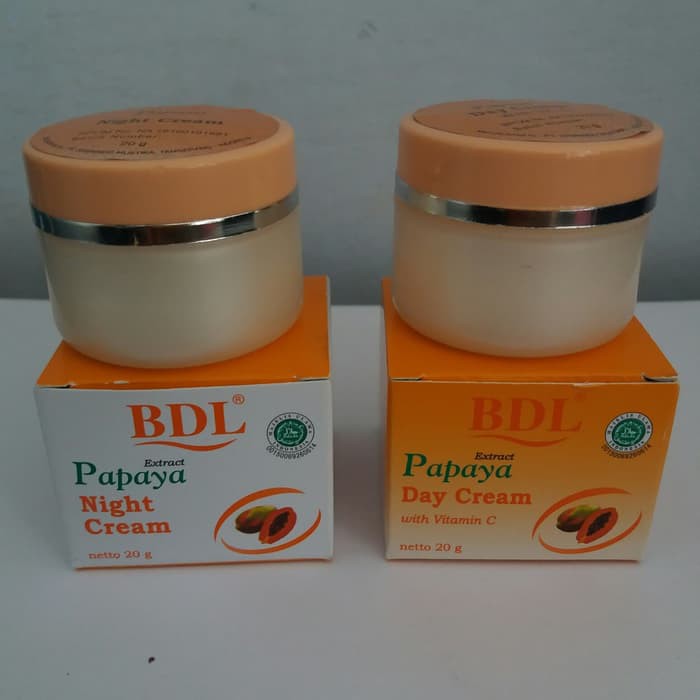 BDL PAPAYA  DAY CREAM / NIGHT CREAM 20gr