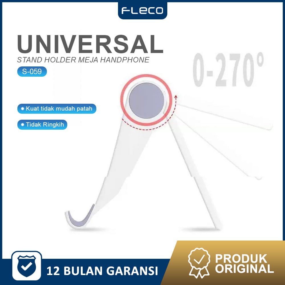 Holder Universal stand Phone stand sandaran hp dudukan handphone ipad S-059 FLECO