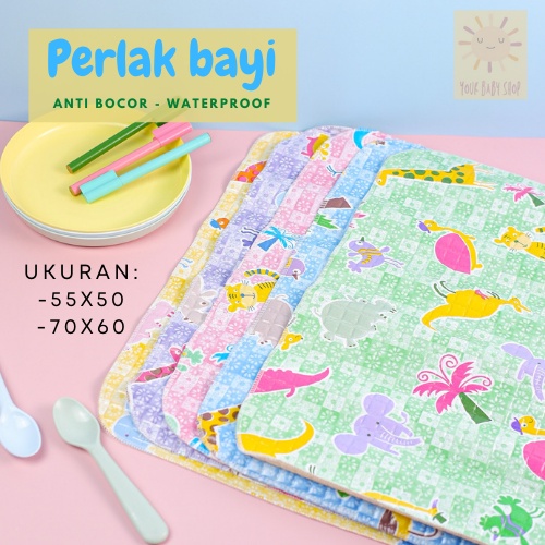 PERLAK Bayi / Alas Ompol Bayi karet Waterproof anti tembus air perlengkapan bayi baru lahir