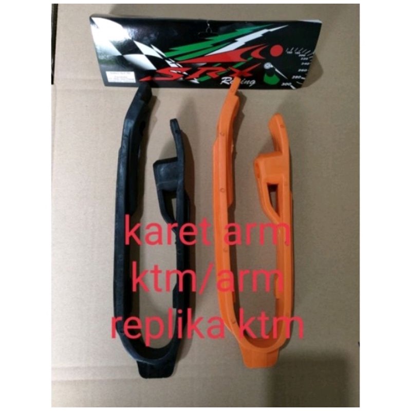 karet penahan rantai replika arm ktm / karet penahan rantai arm ktm