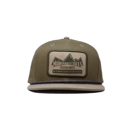 Topi SANGALAKI MH Snapback Olive - Topi Snap Sangalaki Mountain Heroes - Topi Sangalaki