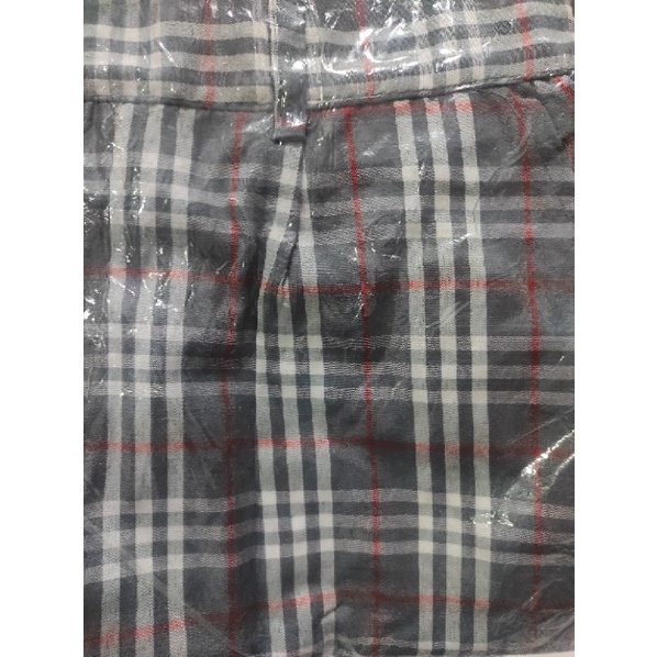 Cs celana panjang kotak tartan