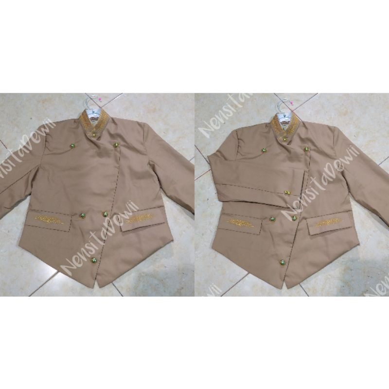 Beskap Solo / Warna Mocca (Polos)