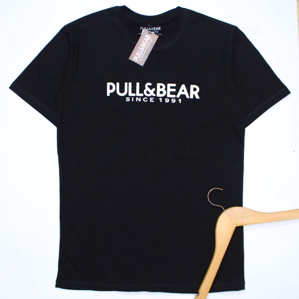 Kaos PULL AND BEAR Timbul / Embos Premium Kaos T-Shirt