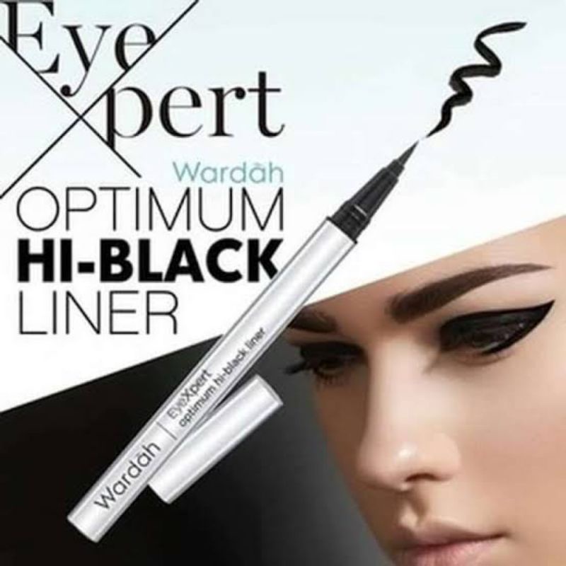 ✿ELYSABETHME✿ Wardah EyeXpert Optimum Hi-Black Liner liquid cair waterproof mudah dipakai