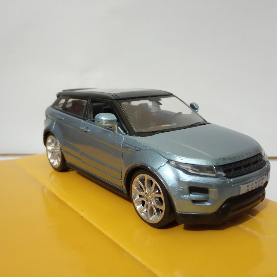 Diecast Land Rover range rover evoque biru mobil mainan top mark murah