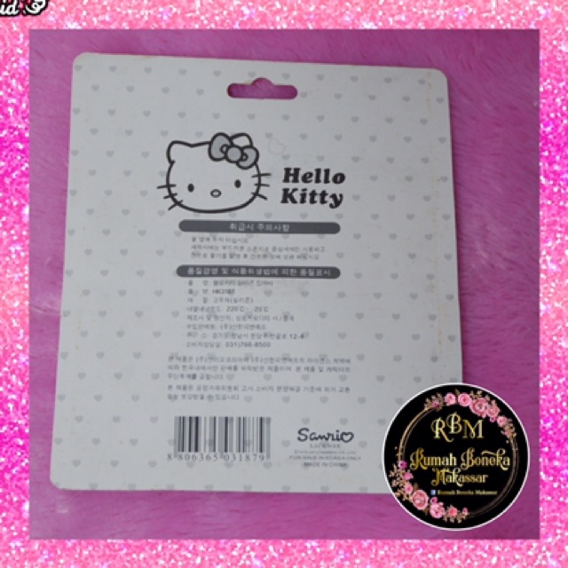 Tutup gelas hello kitty / hello kitty / sanrio / hello kitty stuff 