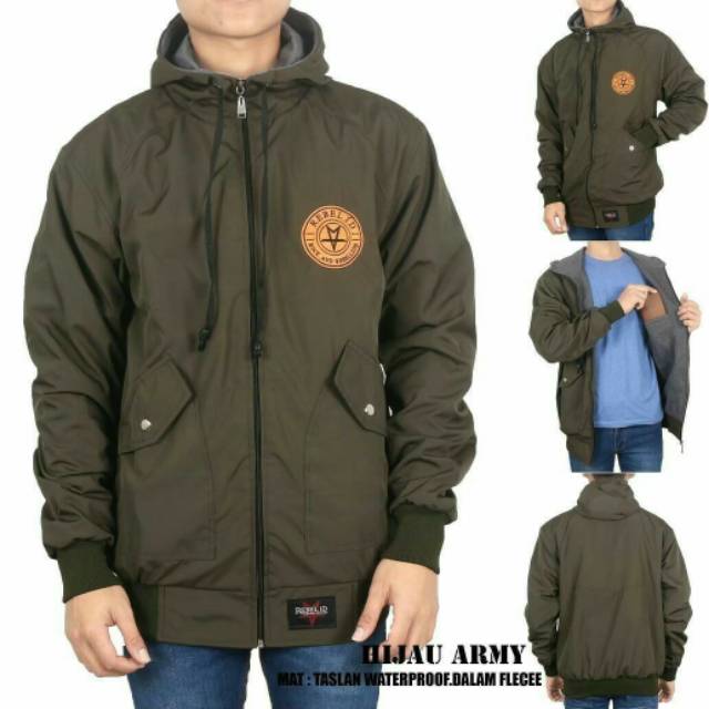 Jaket Semi Parka Original Rebel ID / Jaket Casual Semi Parka / Jaket Parka / Jaket Parka Pria
