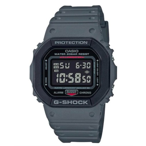 Jam Tangan Pria Casio G-Shock Digital Abu-abu DW-5610SU-8DR