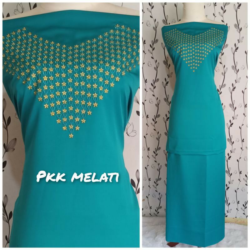 byrafiqa bahan baju seragam PKK melati bordir
