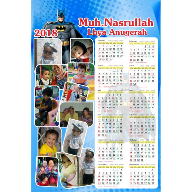 

KALENDER FOTO. Minimal order 1 pcs. REQUEST DESAIN