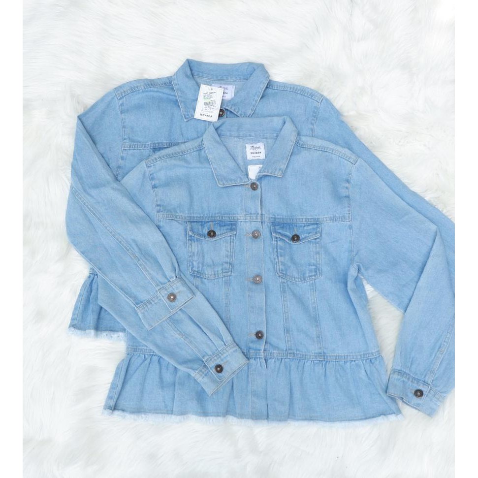 jaket jeans nevada wanita
