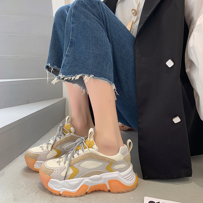 CaniKorea &quot;FREE BOX&quot; Taeyon Sepatu Sneakers Wanita Korea Import 9168