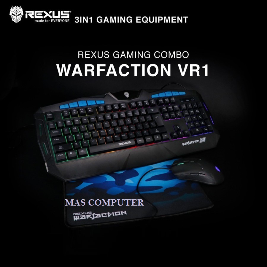 Keyboard Gaming REXUS VR1 WARFACTION / KEYBOARD GAMING KMG