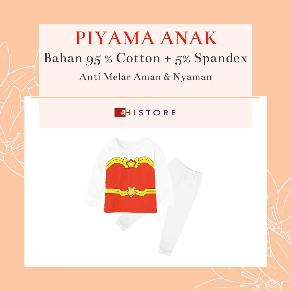 [HI] PIYAMA PAJAMAS ANAK 5 –7 TAHUN KEATAS IMPORT BAHAN PREMIUM