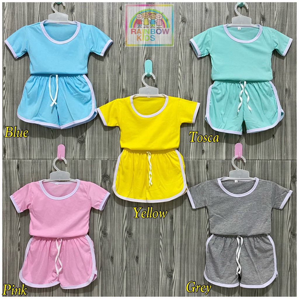 RK - Setelan baju chupchup anak / setelan anak polos / setelan unisex