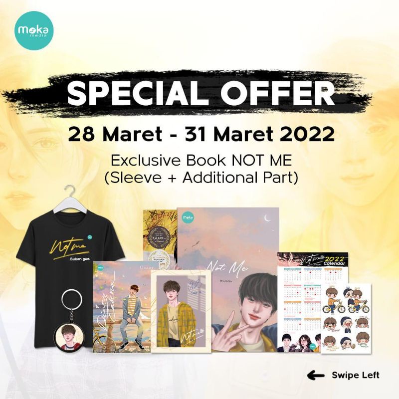 ready stok buku Novel Populer Not Me #Cakrawala/Caaay_/Moka Media X Akad [Original 100%]