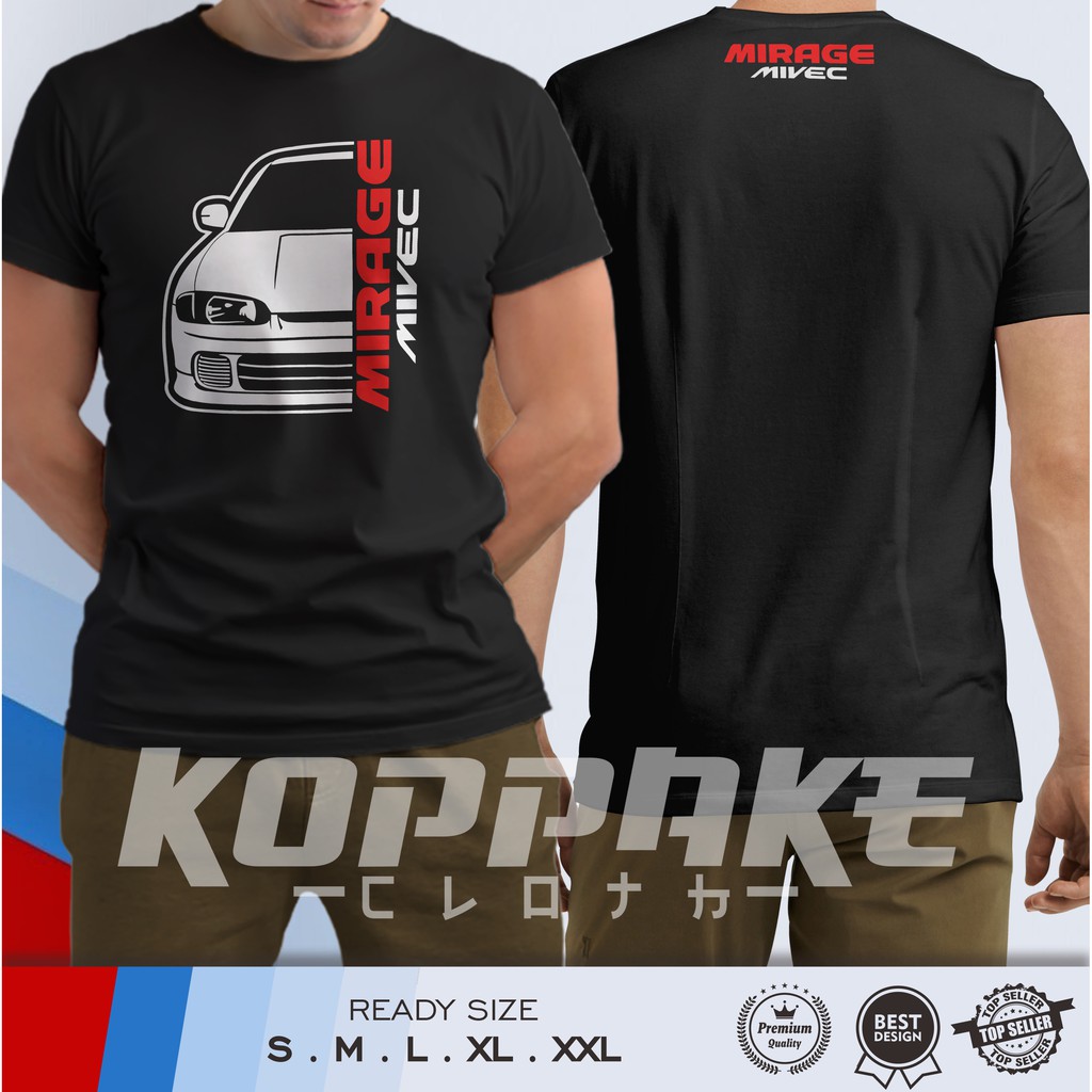 Kaos Mobil Mitsubishi Mirage Mivec Baju Otomotif