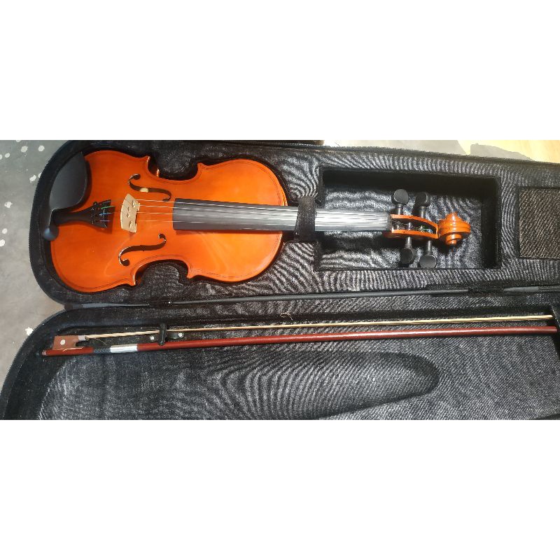 biola akustik 4/4 (second) kondisi 98%