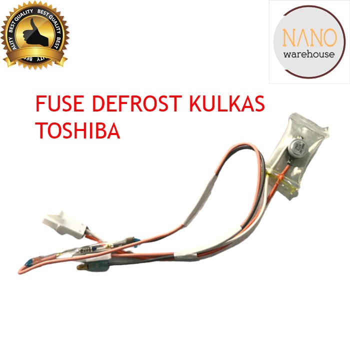 Fuse Defrost Dingin Kulkas Toshiba / Bimetal Kulkas 2 Kabel Toshiba