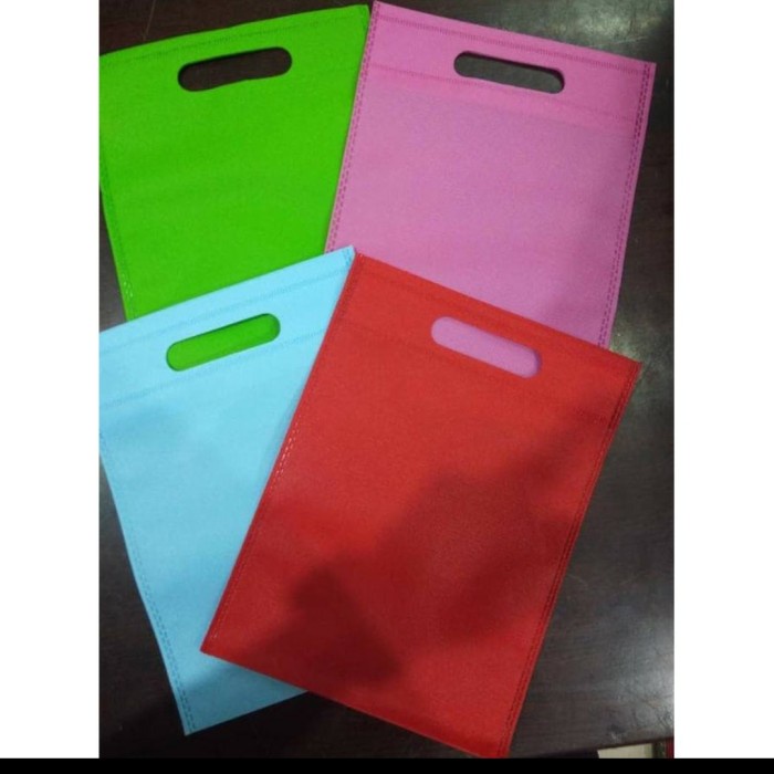 

✨ BISA COD ✨ tas godie bag 20x26 + sablon ( 100 pcs )