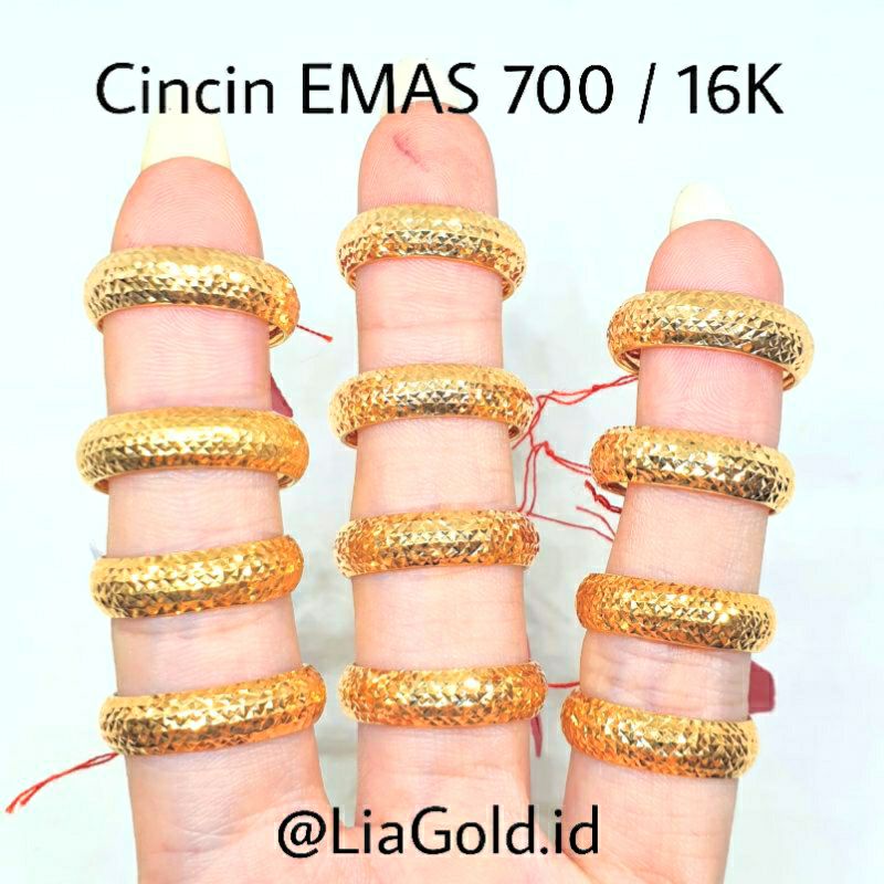 Cincin Bangkok EMAS 700 / 16K