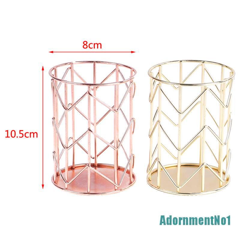 [AdornmentNo1]1PC Hollow Pen Pencil Pot Holder Makeup Brushes Storage Desk Container Organizer