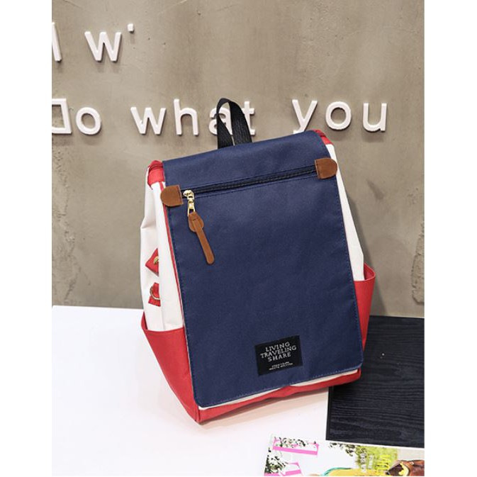 Tas Ransel Backpack Korea PRIA Travel Fashion WANITA Import Quality Kanvas