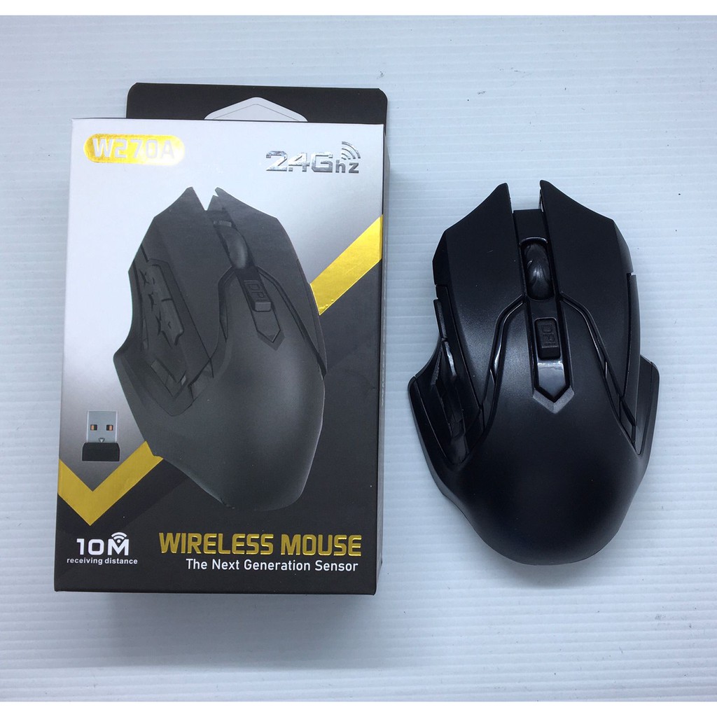 Mouse Wireless W270A 2.4G 1600DPI Receiver USB untuk PC Laptop mouse bluetooth universal