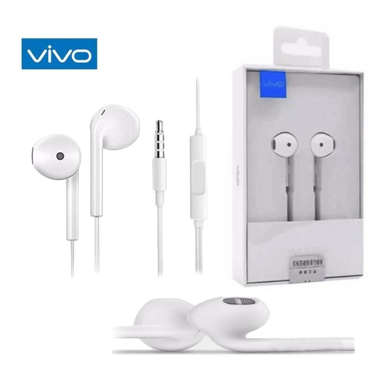 Headset Vivo XE680 Original New Hifi Headphone With Mic / Henset Vivo Ori / Headset Full Bass Jernih Original Asli / Headset Gaming Stereo Kabel Kuat Semua HP / Earphone Stereo with Mic Super Bass In-Ear Support All Smartphone