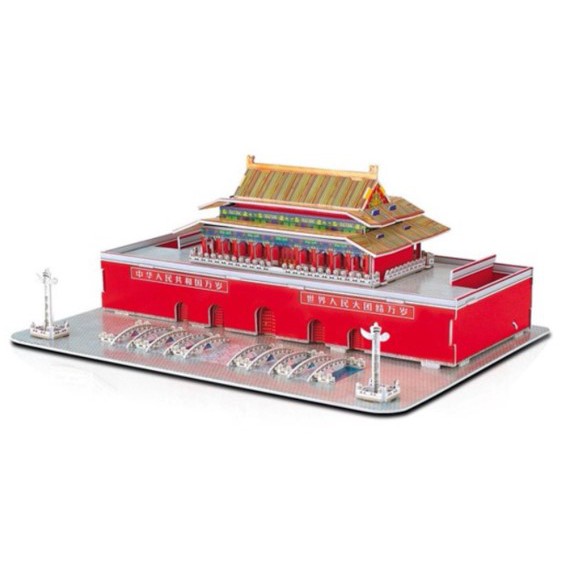 Puzzle Tian An Men - 3D Puzzle simulation Bangunan Terkenal - Pazel