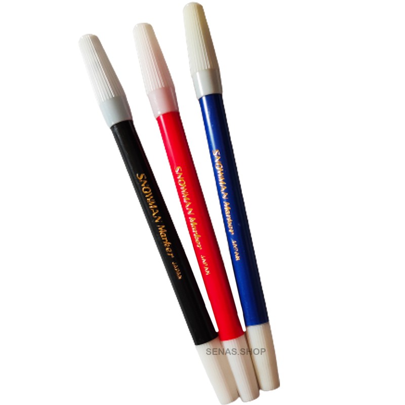 

Spidol Snowman Marker Kecil Hitam Merah Biru Satuan