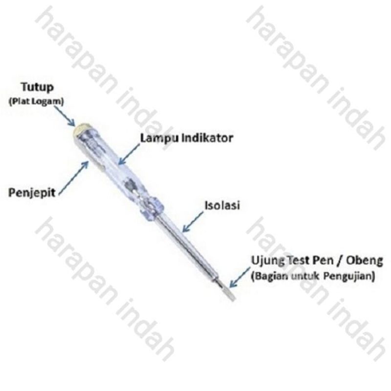 Tester tegangan Listrik - Obeng Tespen