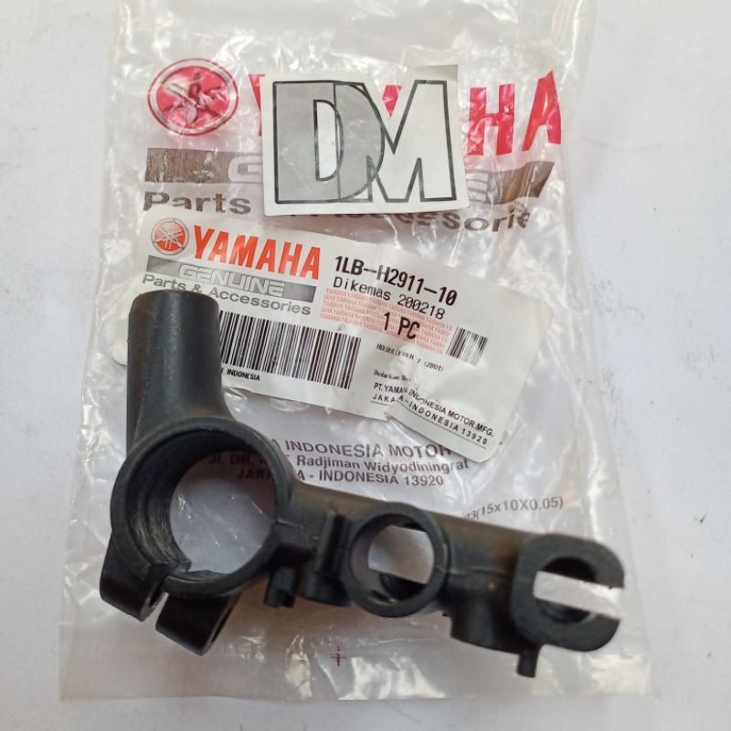 dudukan spion handle rem kiri Aerox 155-Xride-Lexi-Fino FI 125 1LB-H2911-10 asli original Yamaha