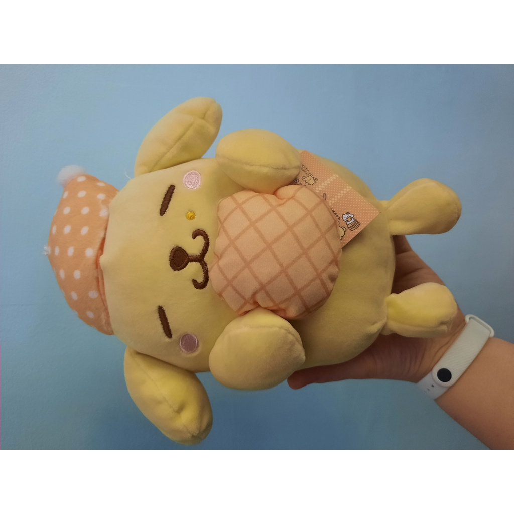 Boneka Sleeping Pompompurin Sanrio