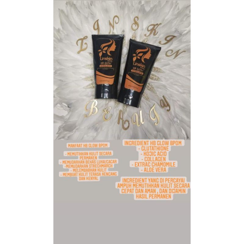 hb glow bpom linskin beauty