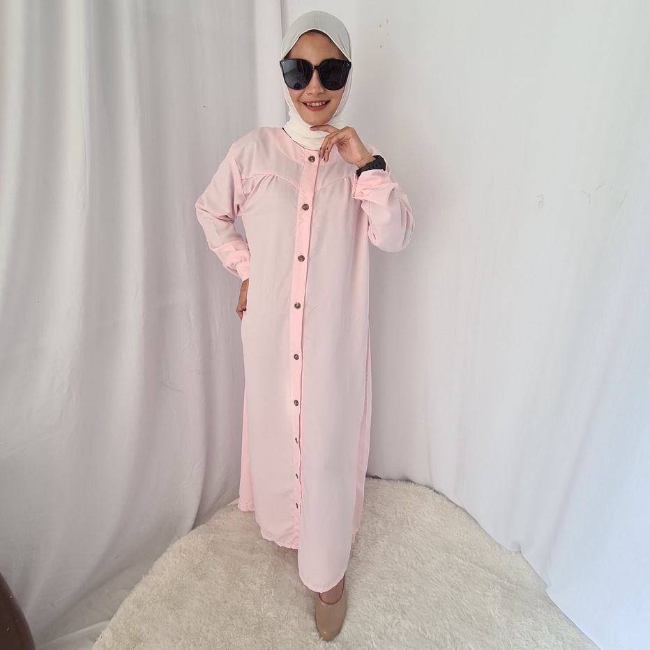 DEYAN - Hasna gamis full kancing-1