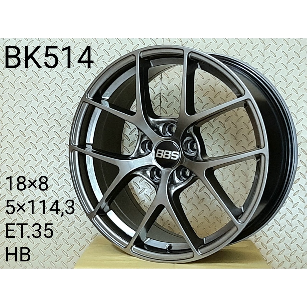 Velg Mobil BBS BK514 R18 x 8 Pcd 5x114.3 Et 35