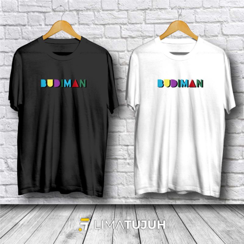 Kaos Baju Logo Budiman PO Bis Bahan Premium