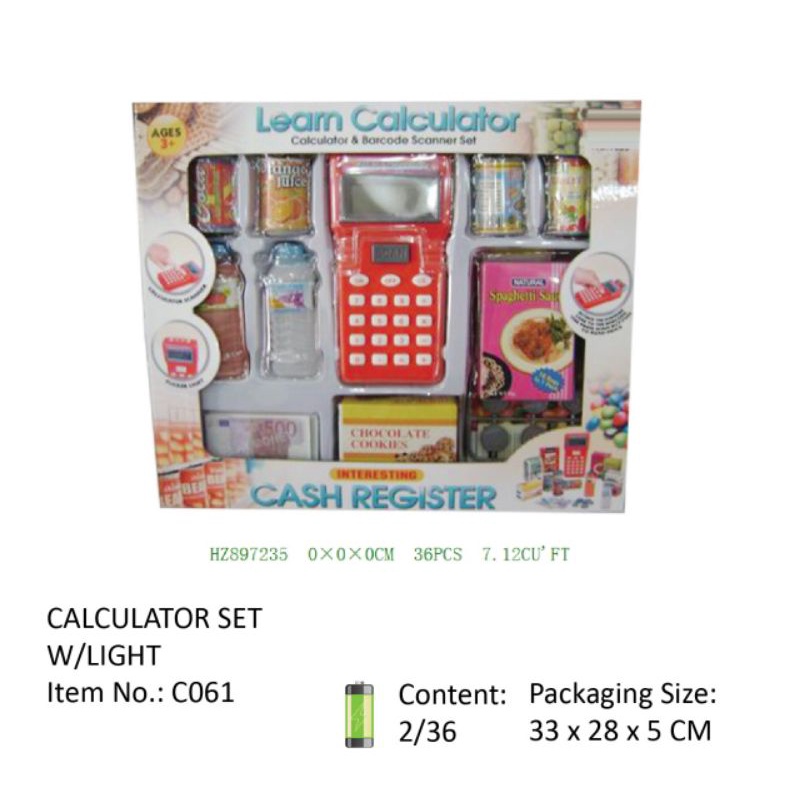 

CALCULATOR SETW/LIGHT,BODY-C061
