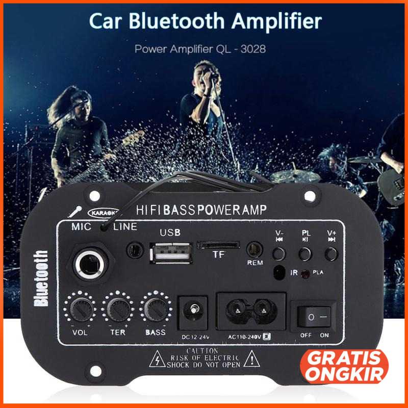 Amplifier Board Audio Bluetooth USB FM Radio TF DIY 25W GD-01