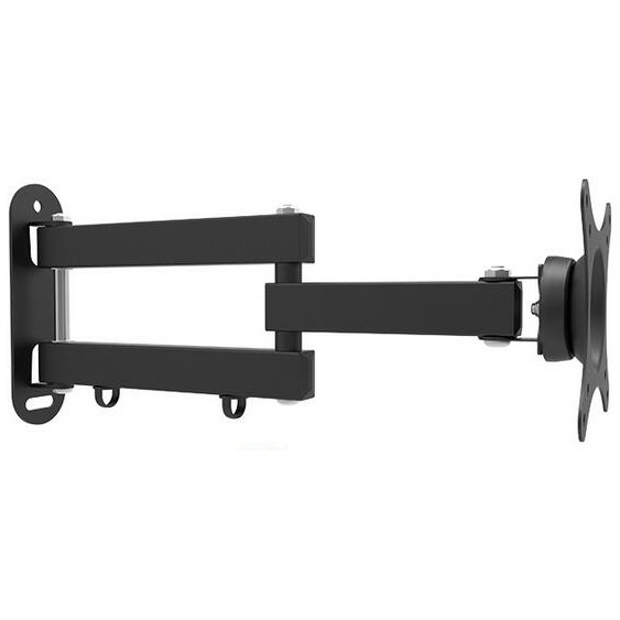 Telescopic TV Bracket 100 x 100 Pitch for 10-26 Inch TV - X100 - Black