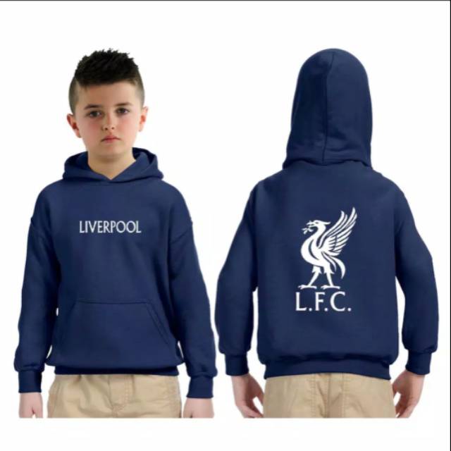 Jaket Hoodie Anak LIVERPOOL Jaket Team Bola