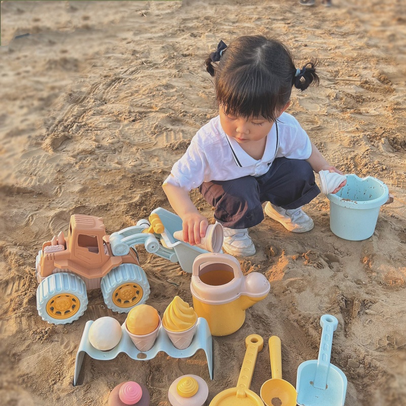 Mary Summer Sand for Play Yard Garden Sand Tool Beach Bucket Mainan Anak Tk4 5 6 Pantai Halaman Belakang Untuk Bermain A