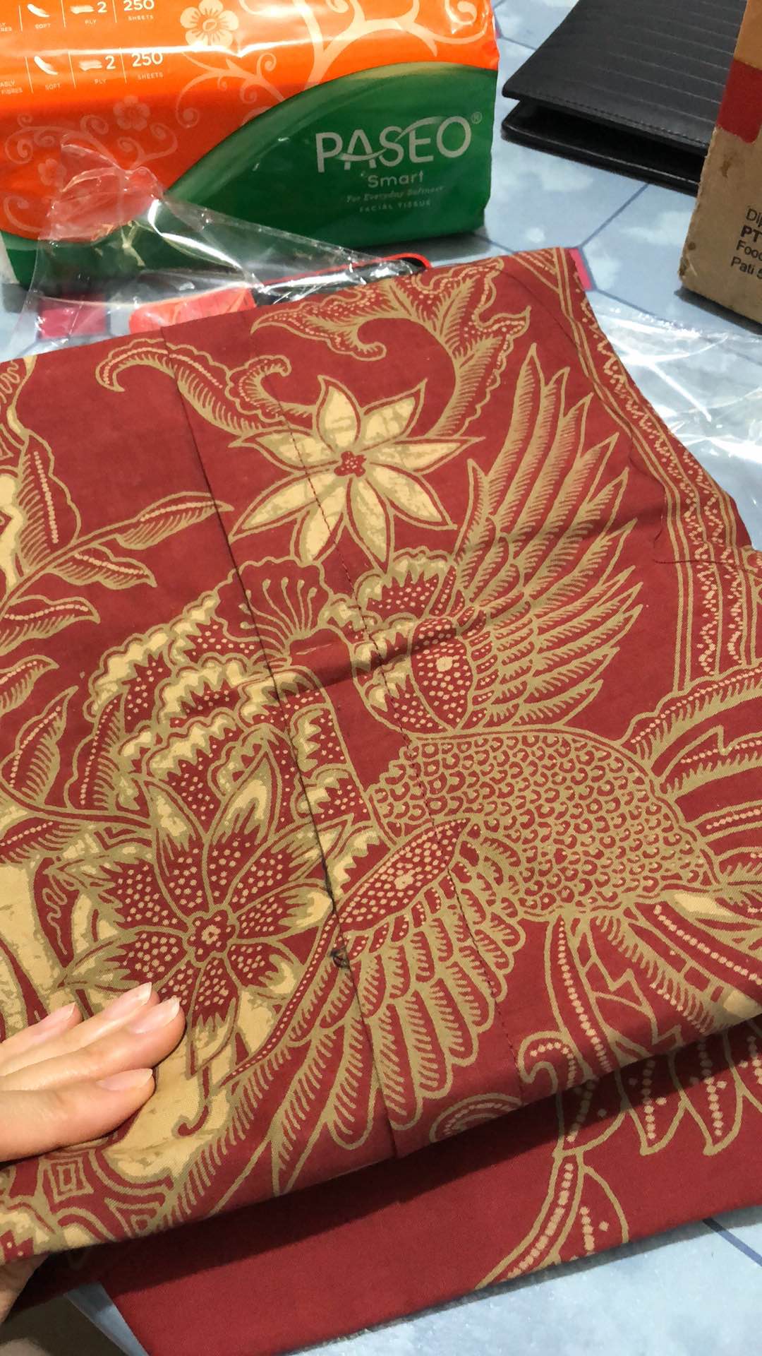 Miliwis Merah Batik Lengan Panjang Full Furing Katun Sragenan Hq Size M-xl Batik Solo Rahayu