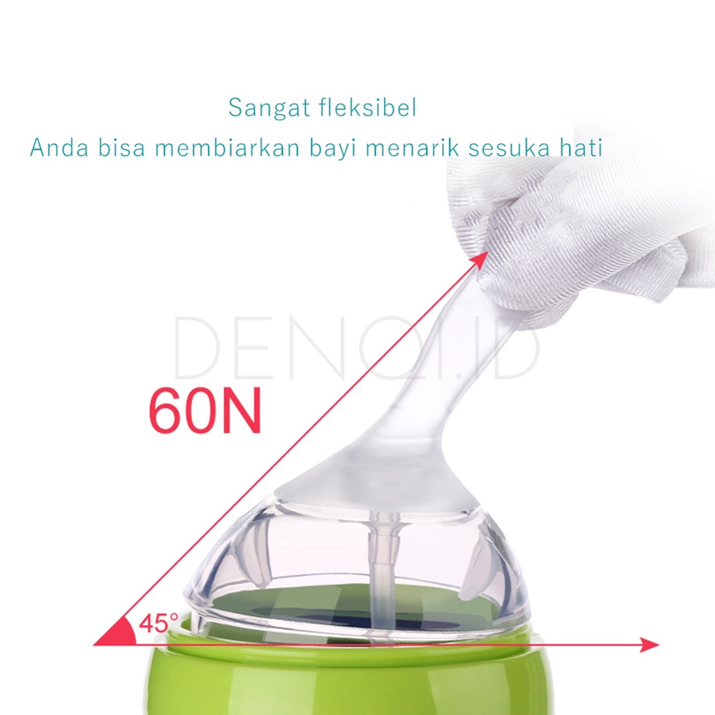 DENQI - Dot Piko Bello Pengganti Puting Untuk Botol Bayi Leher Lebar - PB39-7