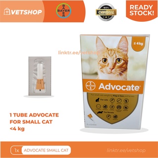 Obat Kutu Kucing Bayer Advocate Cat Up To 4 Kg For Kitten Shopee Indonesia