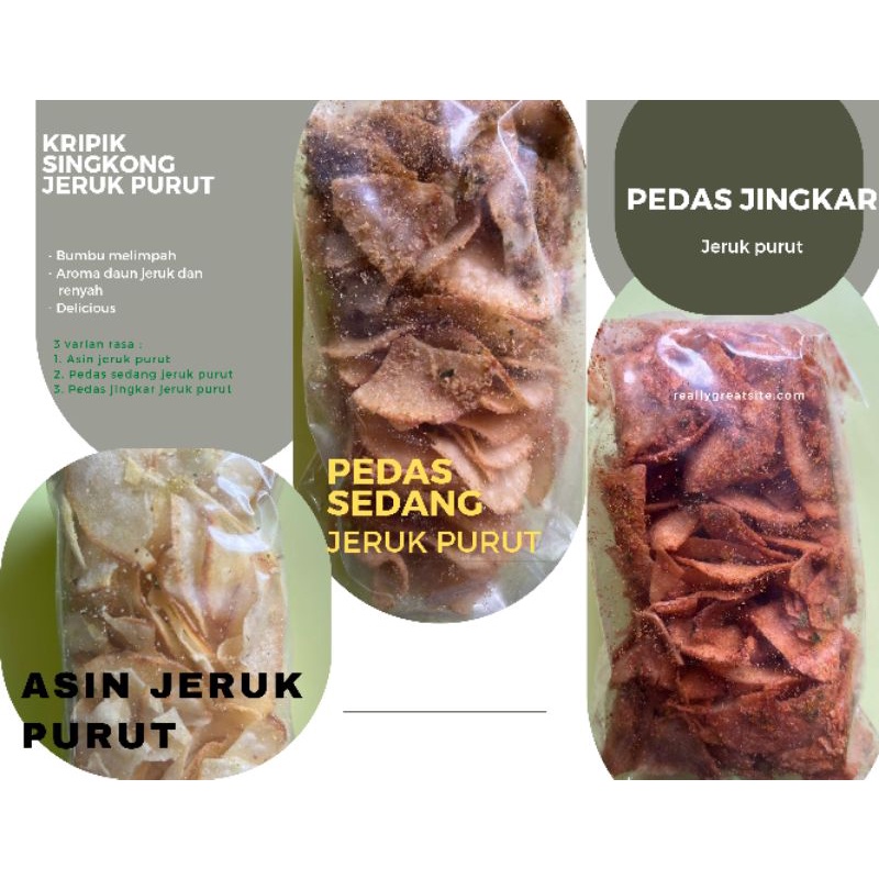 

Keripik singkong daun jeruk