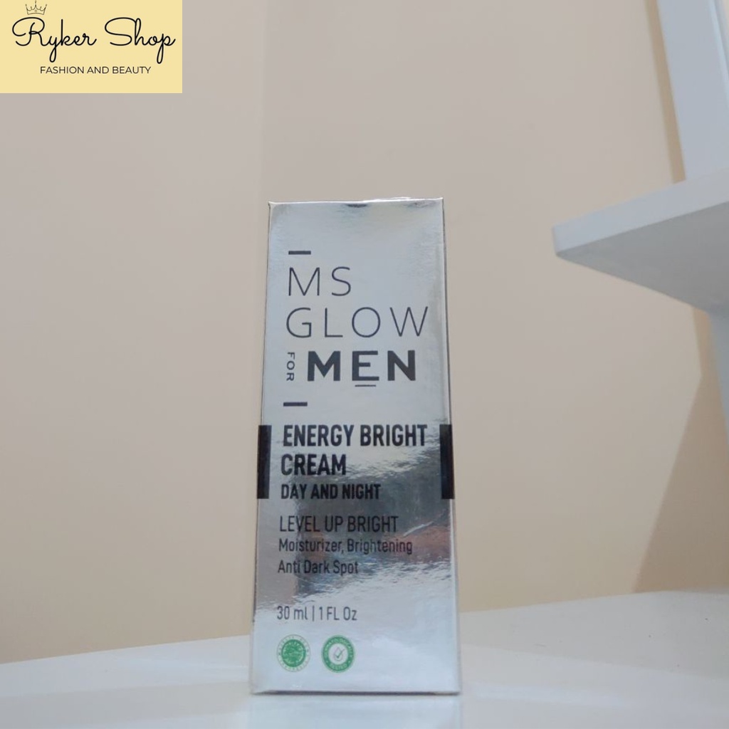 MS Glow For Men - Energy Bright Cream - Perawatan Wajah Pria